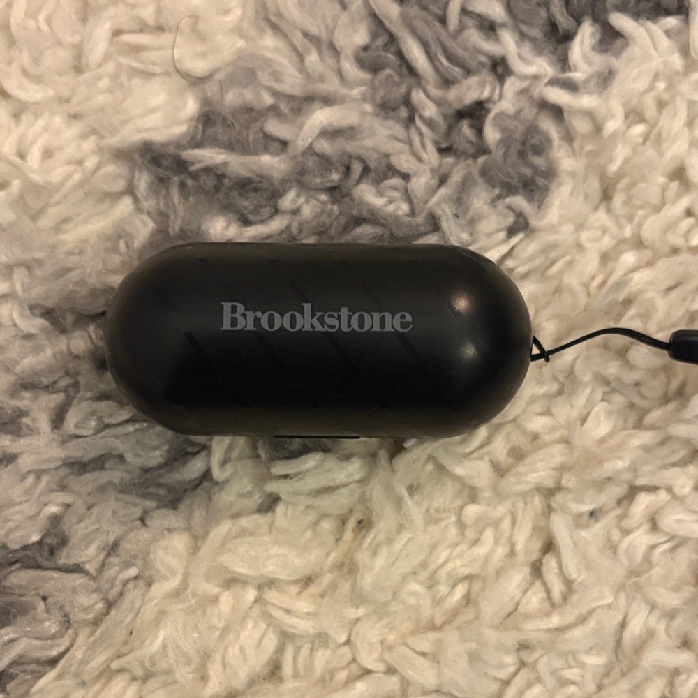 Brookstone Black Compact Earbuds